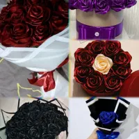 گل های روبانی|گل مصنوعی|زاهدان, |دیوار