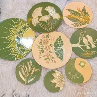 بشقاب سفالی|تابلو، نقاشی، عکس|مسجد سلیمان, |دیوار