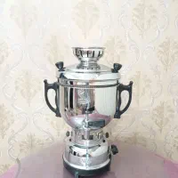 سماور گازی ۶لیتر آکبند برنز اصل تابناک قدیمی ضخیم|سماور، چایساز، قهوهساز|تبریز, |دیوار