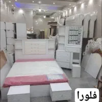 سرویس خواب دو نفره فلورا|تخت و سرویس خواب|کرمان, |دیوار