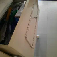 فروش کنسول سفید بهمراه آیینه|بوفه، ویترین، کنسول|شیراز, شهرک والفجر|دیوار