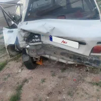 پراید مدل 89 تصادفی