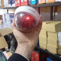 ماکت دوربین مداربسته شبیه واقعی ال ای دی باطریخور