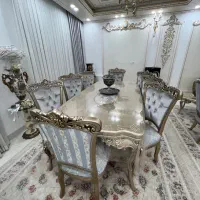 مبل هشت نفره با نهارخوری نقد و‌اقساط