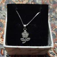 گردنبند و نیم ست و انگشتر نقره|جواهرات|رشت, کوی عرفان|دیوار