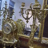 آینه و شمعدان و ساعت(ست کامل)|بوفه، ویترین، کنسول|کاشان, فاز ۱ ناجی آباد|دیوار