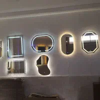 طراحی و تولید انواع اینه های بک لایت|آینه|کرمانشاه, |دیوار