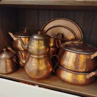 فروش فوری سرویس مس زنجان قدیمی اصل ضخیم سنگین وزن