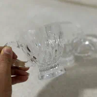 ست استکان و قندان کریستال خارجی|ظروف سرو و پذیرایی|ماهدشت, |دیوار