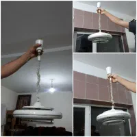 چراغ آویز فلزی|لوستر و چراغ آویز|دماوند, گیلاوند|دیوار