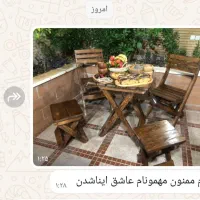 خونه ات یه میز و صندلی چوبی کم داره