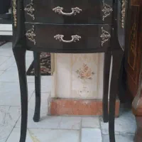 میز تلفن چوبی