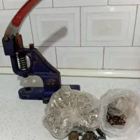 دستگاه پرچ دکمه با متعلقات