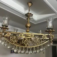 لوستر ۱۲شعله برنز