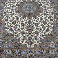 فرش دستبافت کرک و ابریشم تقدیسی جفت۶ متری|فرش|ری, دیلمان|دیوار