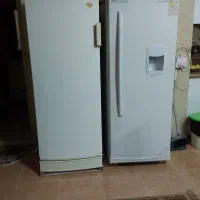 یکعدد یخچال و یکعدد فریزر بزرگ مارک گلسان