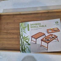 سینی بامبو پایه دار
