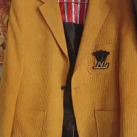 کت مخمل خردلی