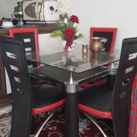 میز نهار خوری 4نفره قابل شستشو