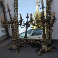 آینه و شمعدان|صنایع دستی و سایر لوازم تزئینی|همدان, |دیوار