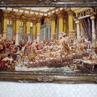 تابلو فرش دست بافت قصر سلیمان