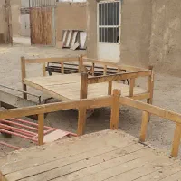 تخت چوبی قهوه خانه