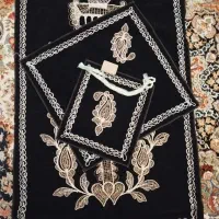 سجاده و جا نماز مشکی جیر مشکی نو