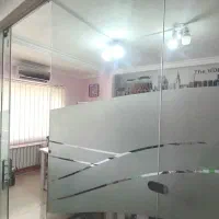 پارتیشن شیشه ای سکوریت تمیز و مدرن (سند بلاست شده)|دفتر کار|گرگان, |دیوار