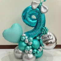 بادکنک آرایی و بوکت گل یاس