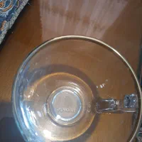 استکان لب طلایی دسته دار اصل|ظروف سرو و پذیرایی|رباط‌کریم, شترخوار|دیوار