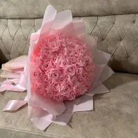 دسته گل روبانی