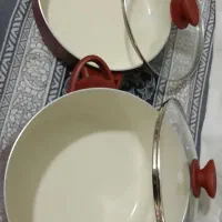 قابلمه و تابه رنگ زرشکی|ظروف پخت‌وپز|تهران, گمرک|دیوار