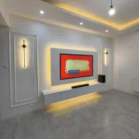 طراحی و اجرای تی وی وال TV wall. کابینت ، جاکفشی