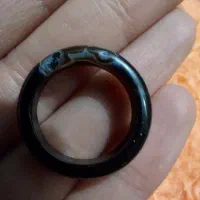 انگشتر عقیق سیاه