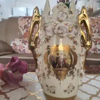 گلدان آب طلا کاری شده|صنایع دستی و سایر لوازم تزئینی|فولادشهر, B2|دیوار