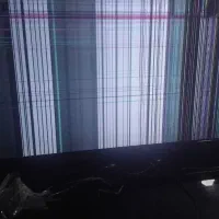 تلویزیون ال ای دی پنلش شکسته