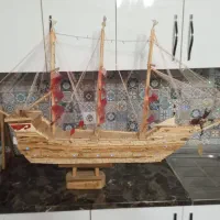 کشتی چوبی  دکوری|مجسمه، تندیس، ماکت|قزوین, |دیوار