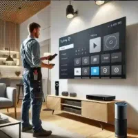 تنظیم تلویزیون و نصب