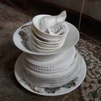 فروش سرویس ۲۸ تیکه ارکوپال اصل،اک بدلیل جابجایی|ظروف سرو و پذیرایی|آبدانان, |دیوار