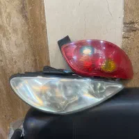 چراغ جلو و عقب سمت راست ۲۰۶