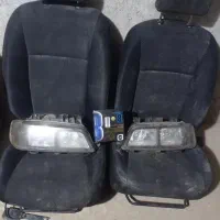 صندلی خلبانی و۴ حلقه لاستیک و رینگ  هدلایت