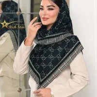 روسری درختی دور دوخت در 6رنگ چشمگیر