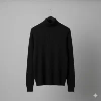 پلیور بافت یقه اسکی مدل Ersan رنگ مشکی|لباس|اردبیل, |دیوار