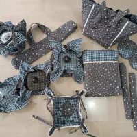 سرویس کامل آشپزخانه شیک و مقاوم طرح ستاره‌ای