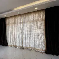 پرده دانتل سلطنتی ترک اصل در حد خیلی نو