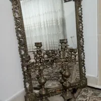 آینه وشمعدان برنزی  اصل ۷۰۰۰۰۰۰