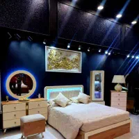 سرویس تخت خواب مدل اوین دو نفره و تک نفره ام دی اف
