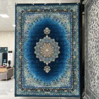 فرش آبی کاربنی ۱۲۰۰شانه ابعاد ۱۲متری جدید|فرش|شیراز, قلات|دیوار