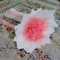 دست گل روبانی