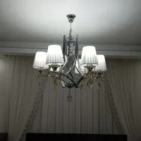 لوستر شش شاخه به همراه آباژور